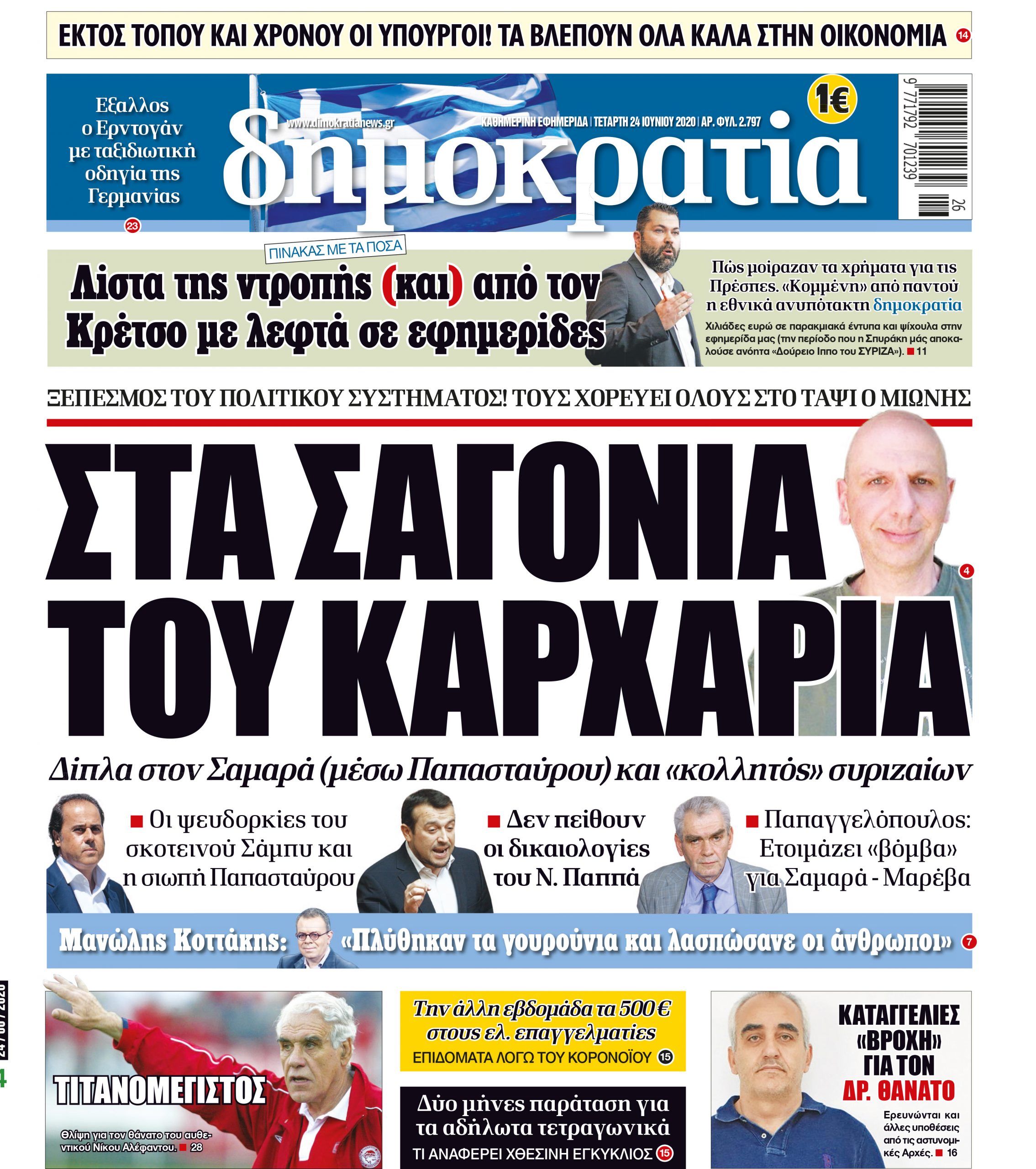 Τετάρτη 24.06.2020