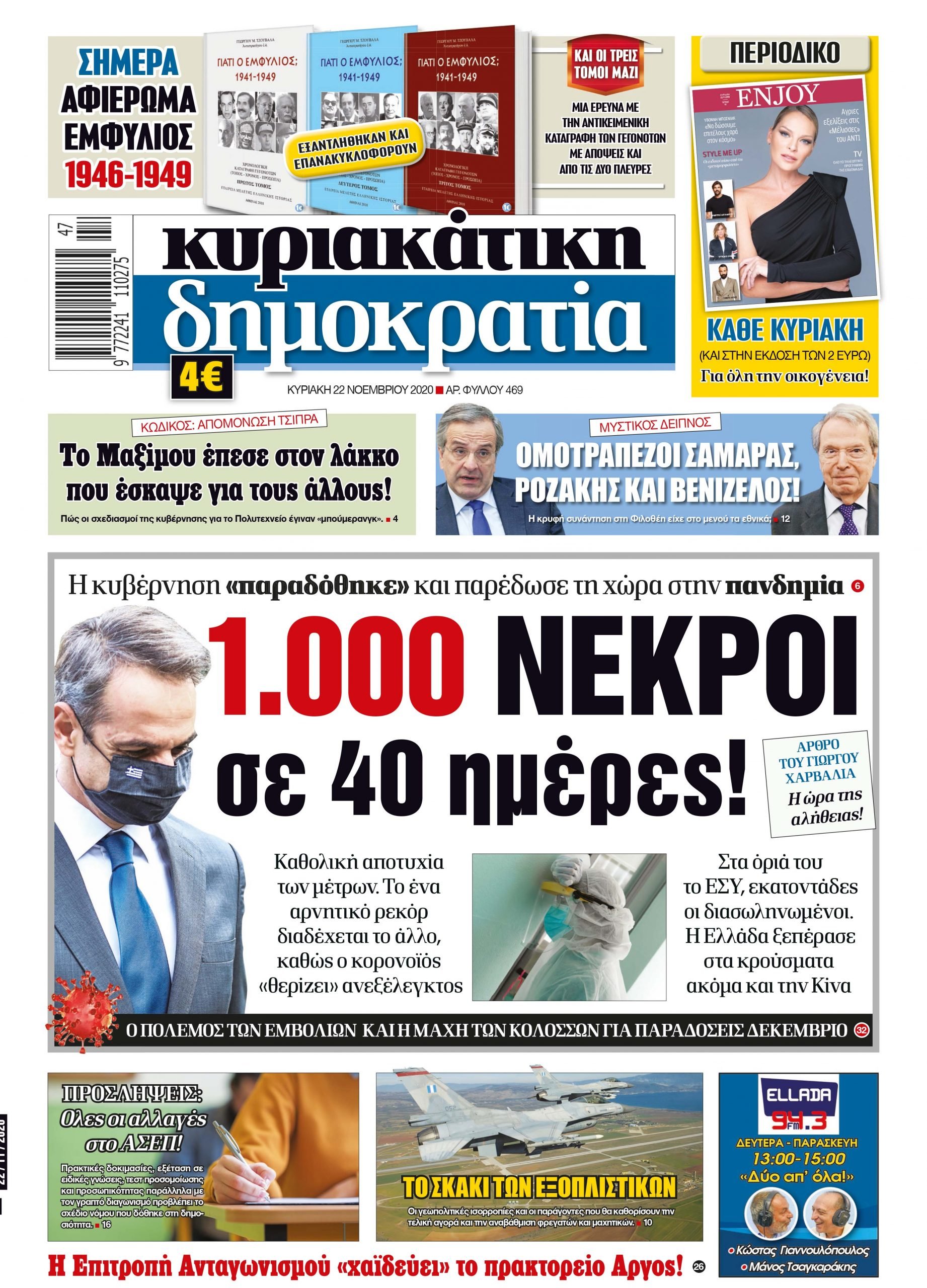 Κυριακή 22.11.2020