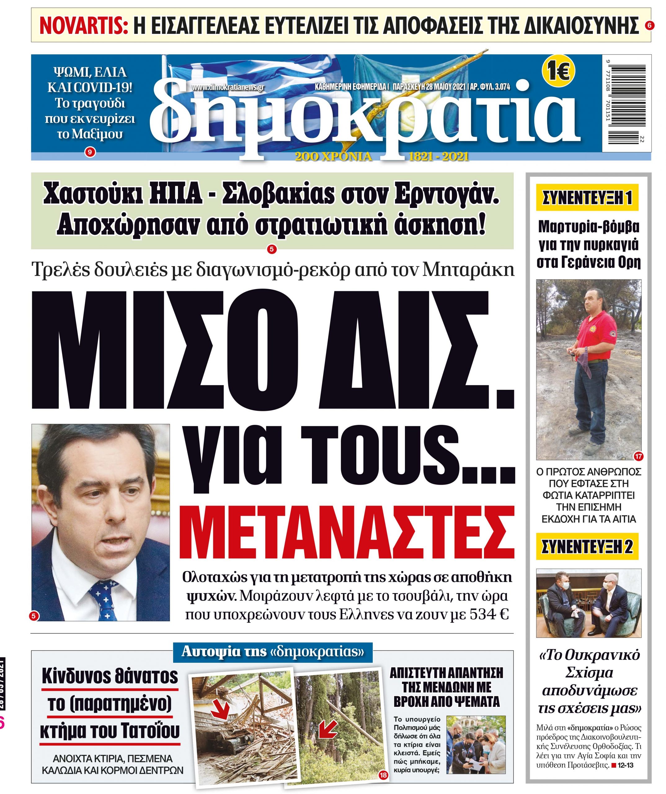 Παρασκευή 28.05.2021