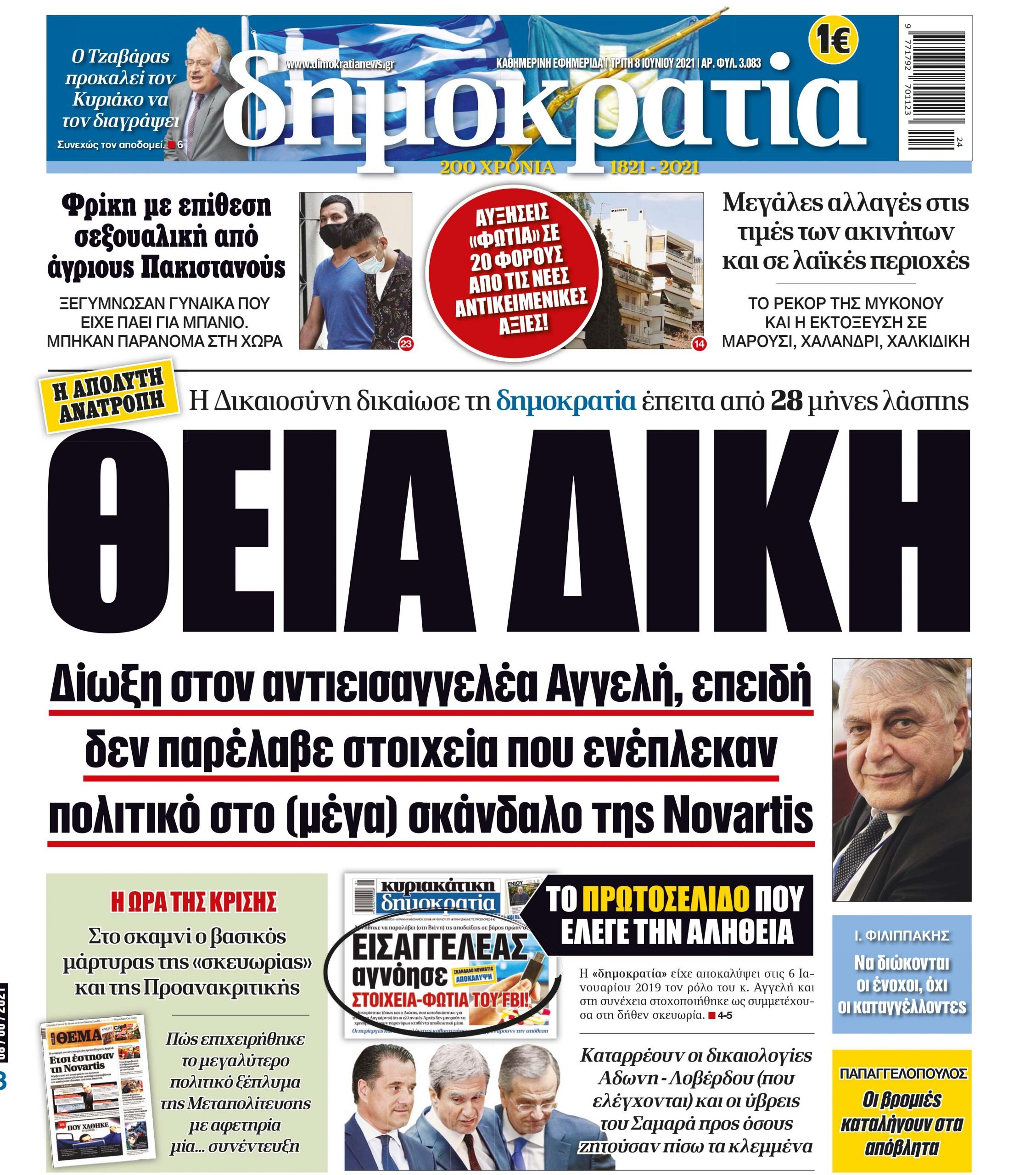 Τρίτη 08.06.2021