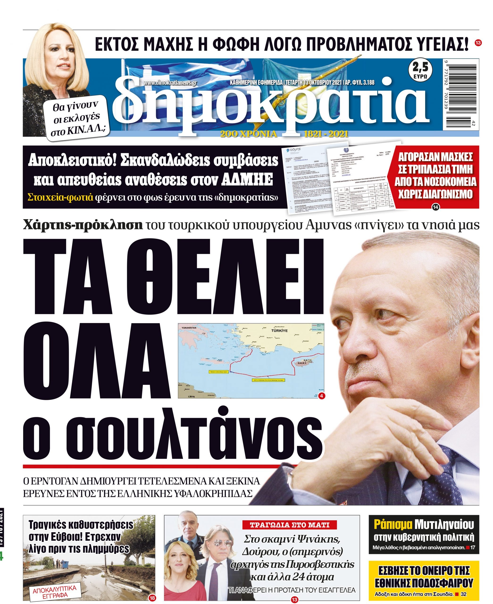 Τετάρτη 13.10.2021