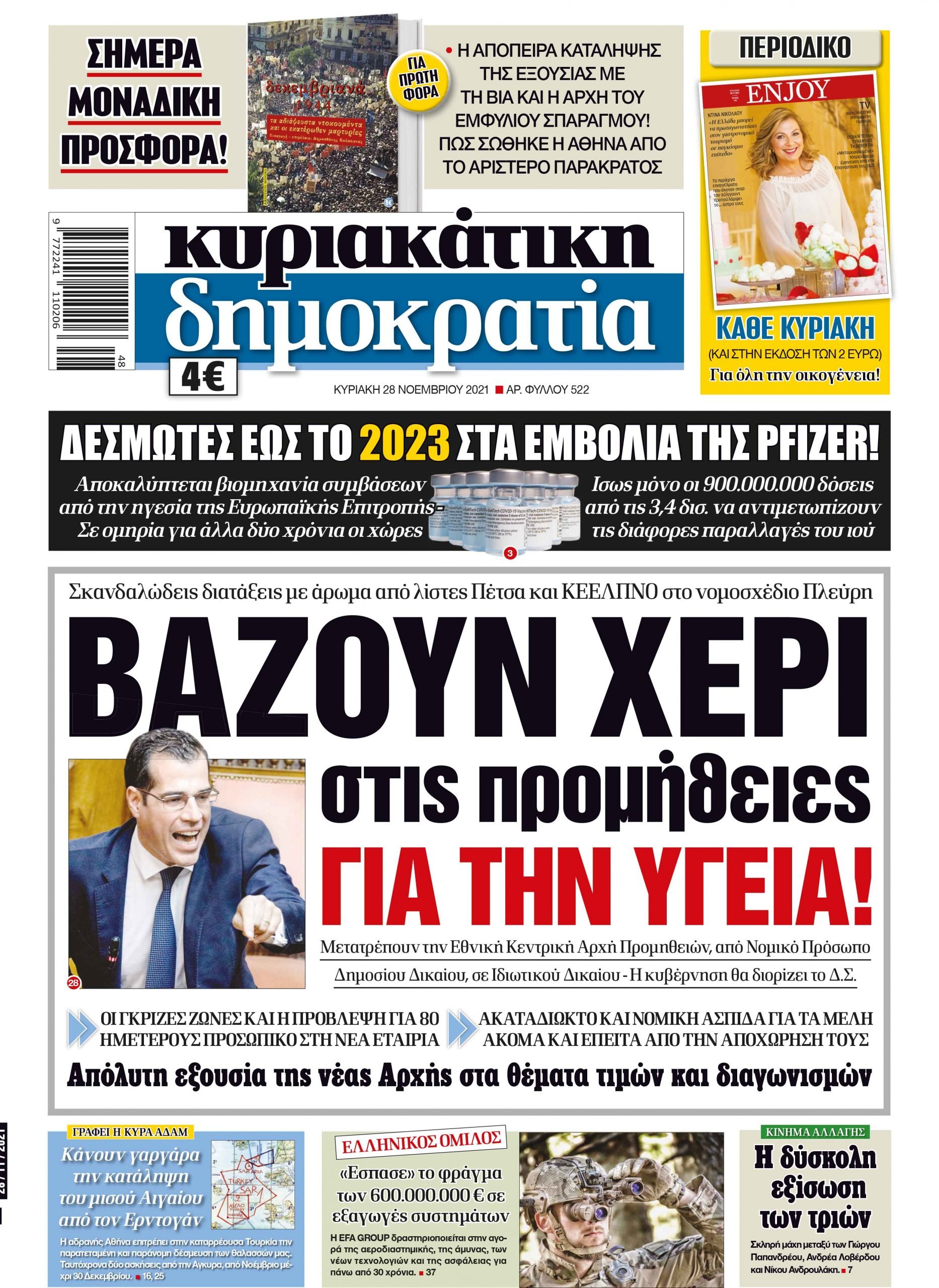 Κυριακή 28.11.2021