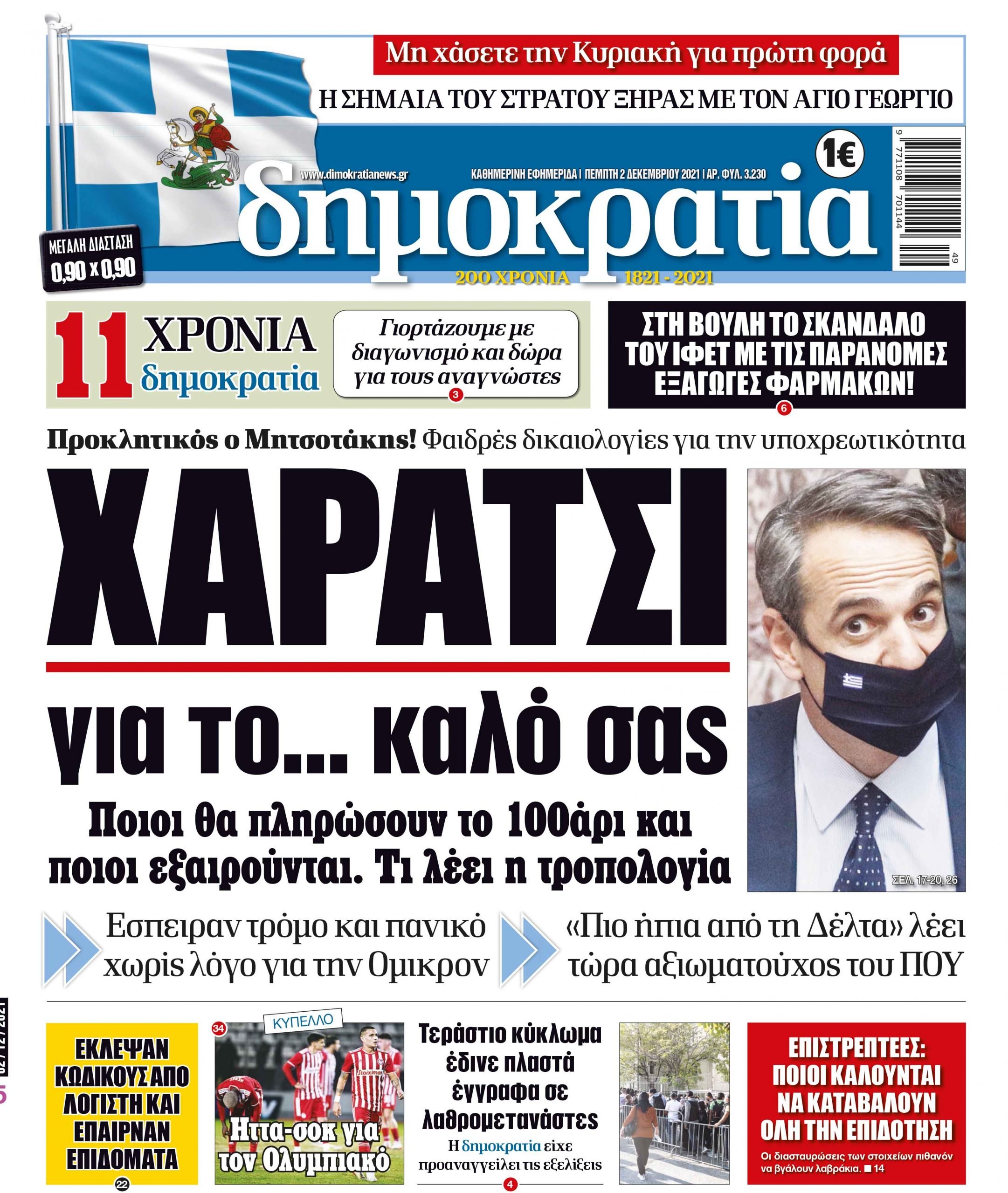 Πέμπτη 02.12.2021