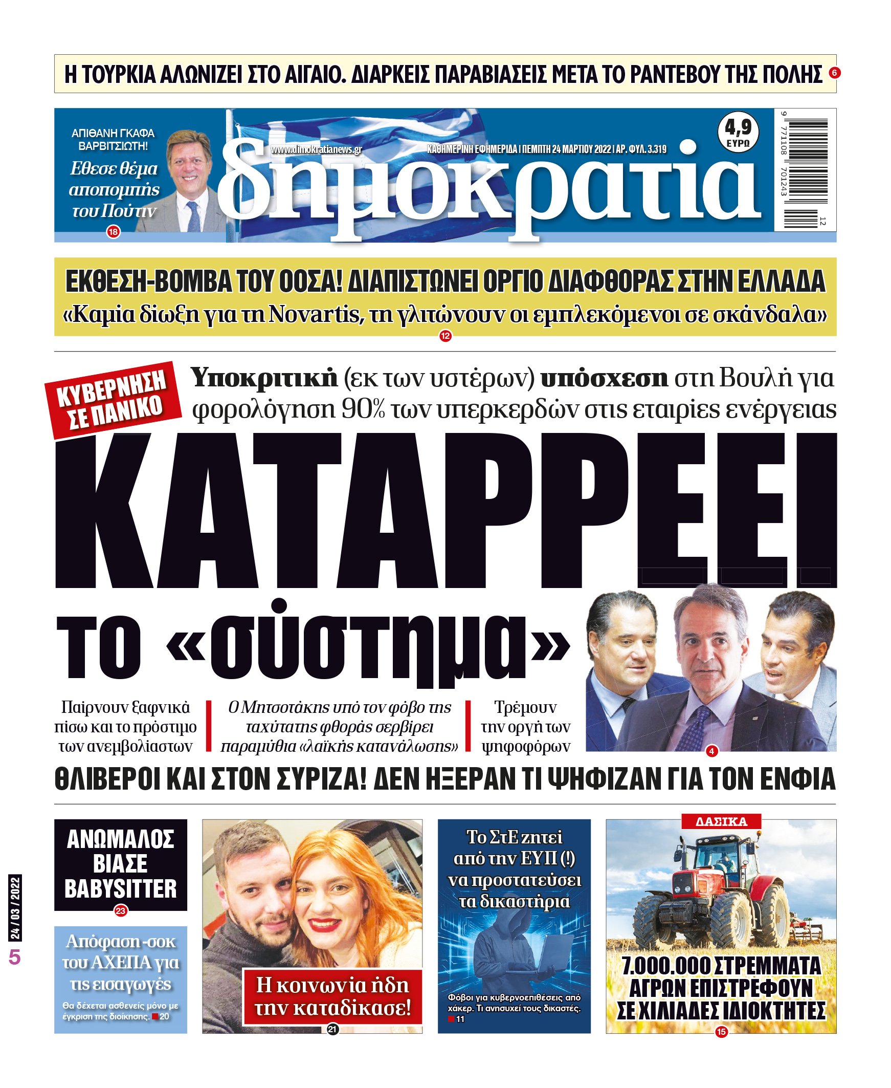 Πέμπτη 24.03.2022